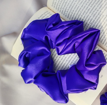 Scrunchie Lavender L de Le Satiné